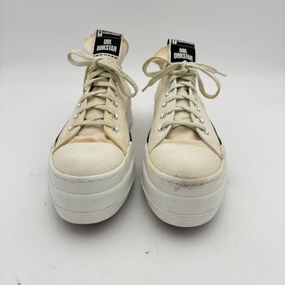 Converse DRKSHDW DBL DRKSTAR Ox Rick Owens Platform Shoes Men's 11 - Picture 2 of 16